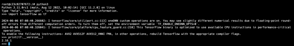 Verify TensorFlow Installation