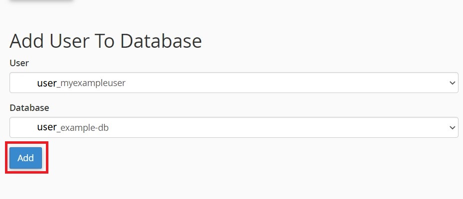 Add User To Database