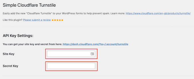 Connect Your WordPress Website to Cloudflare CAPTCHA